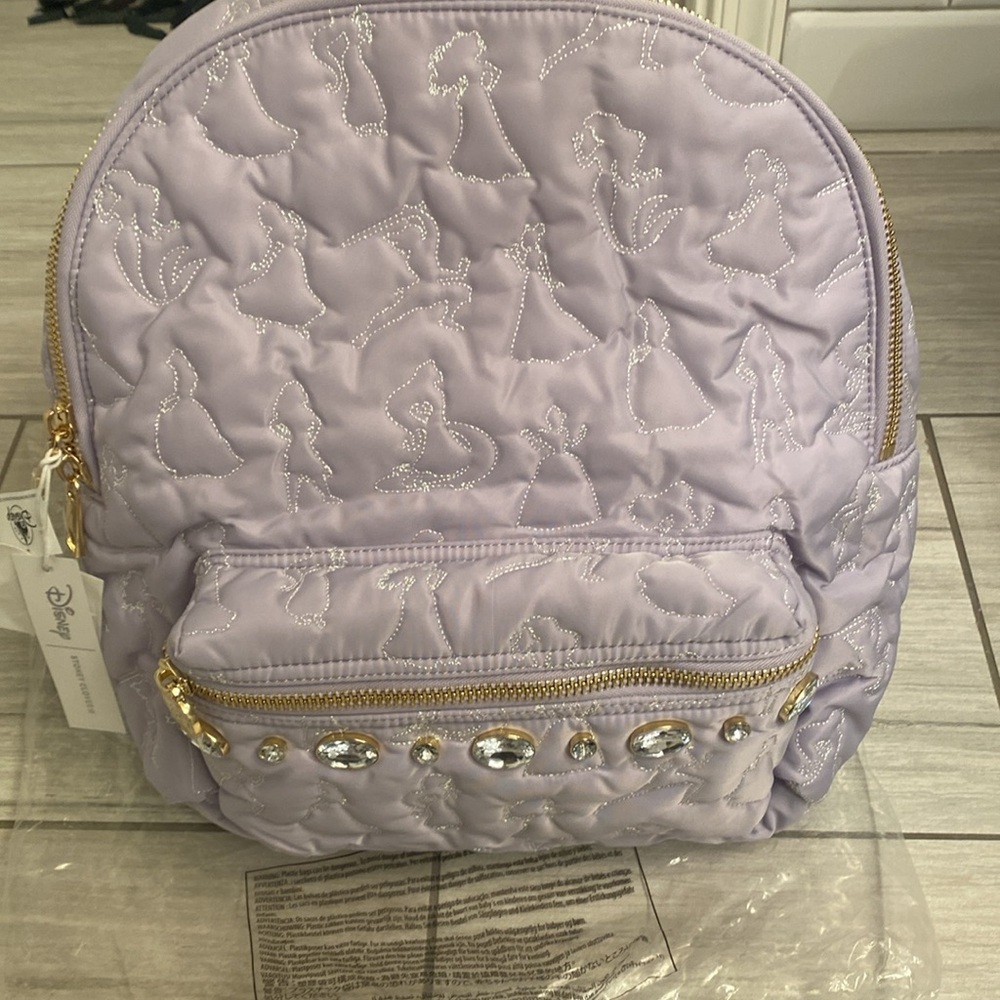 Stoney Clover Lane Disney Royal Treatment Classic Backpack crystal Lavender O/S - Picture 5 of 11